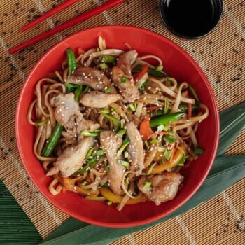 Лапша Удон с курицей